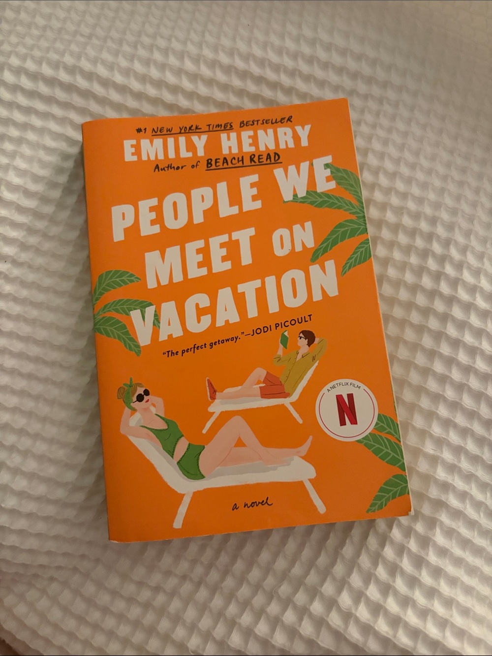 'People We Meet on Vacation' Orange Paperback Novel